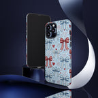 Patriotic Coquette Bows & Fireworks Phone Case Printify