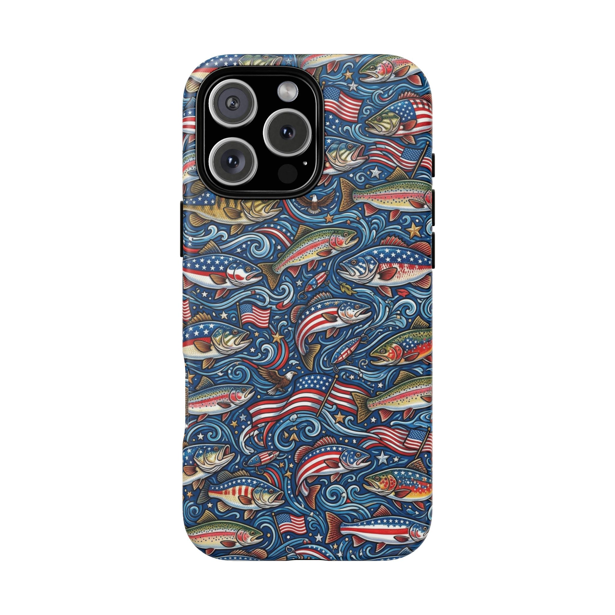 Patriotic Fishing Waters Phone Case Printify