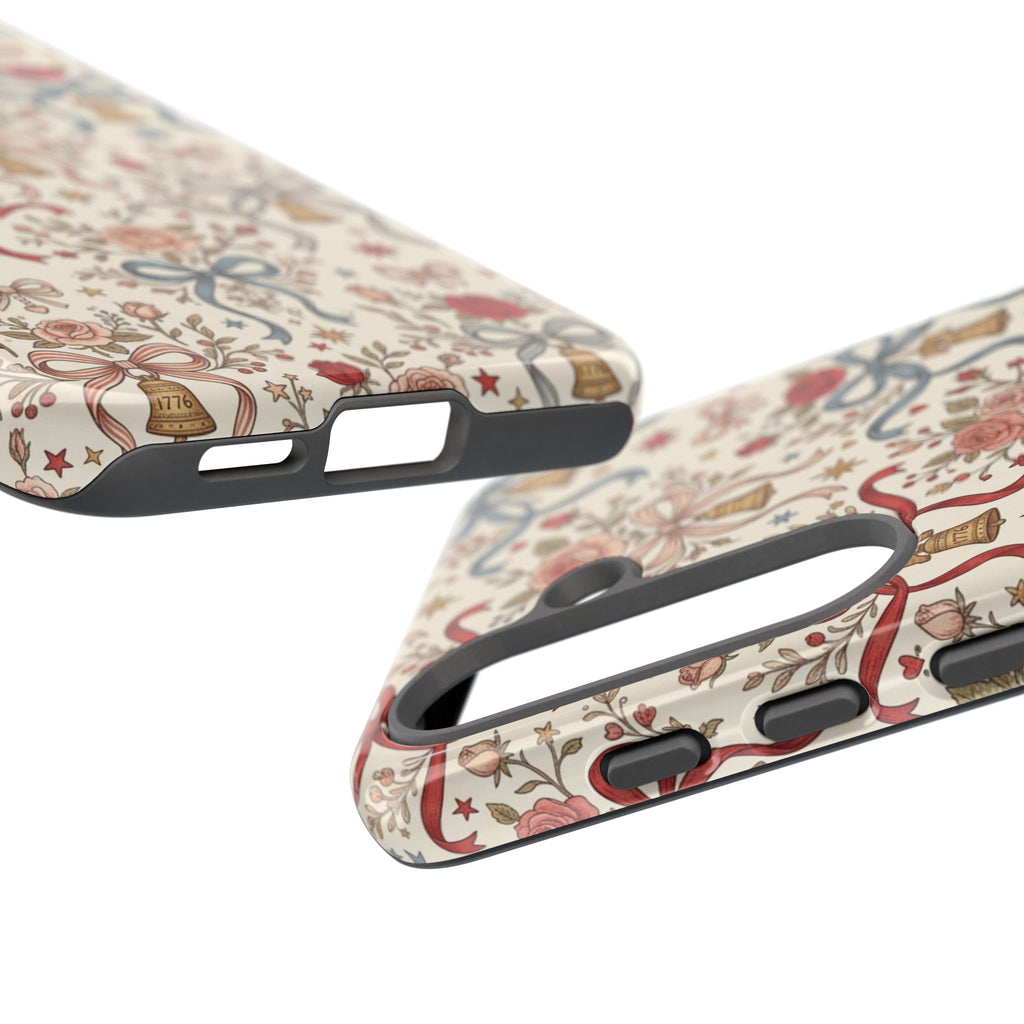 1776 Coquette Liberty Bells Phone Case Printify