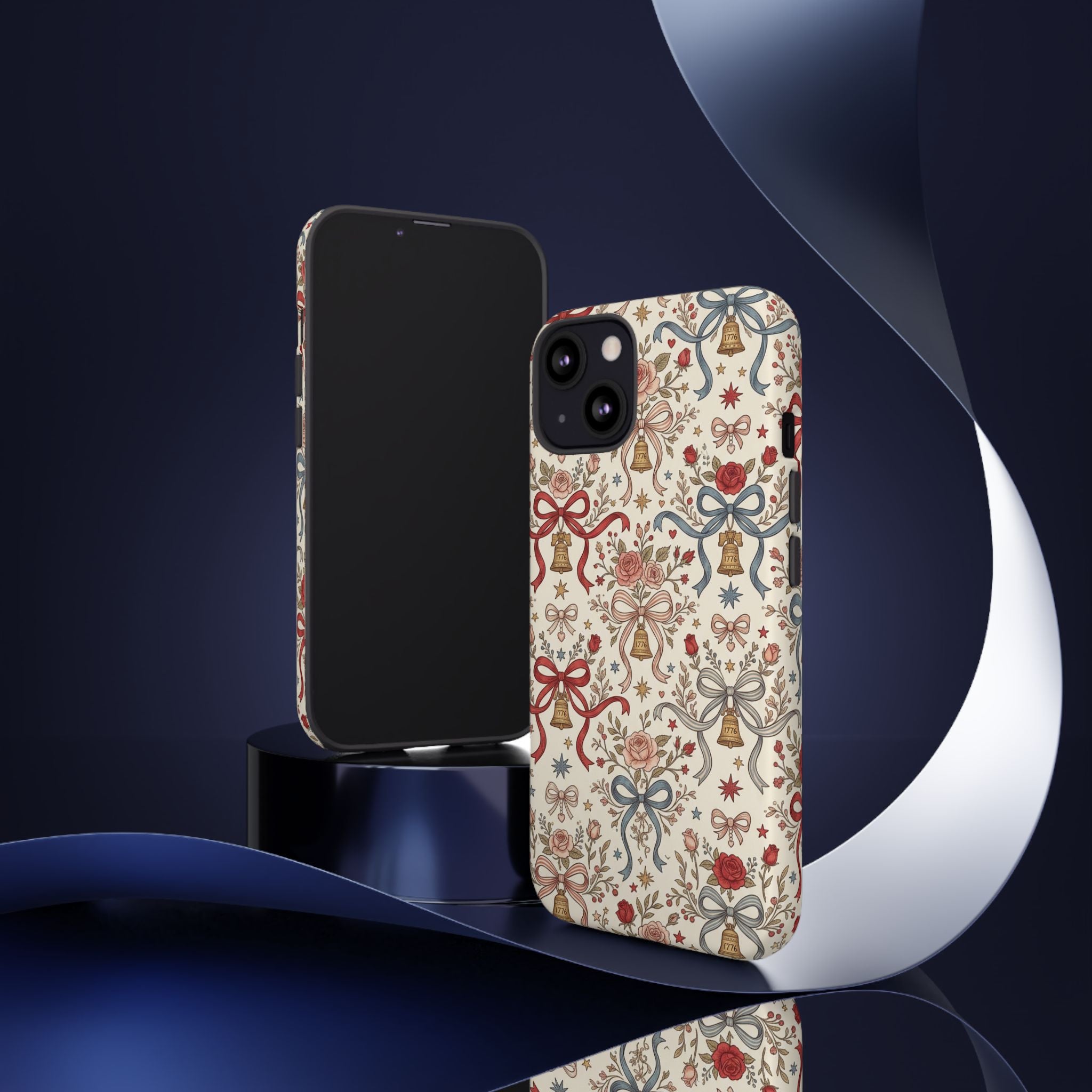 1776 Coquette Liberty Bells Phone Case Printify