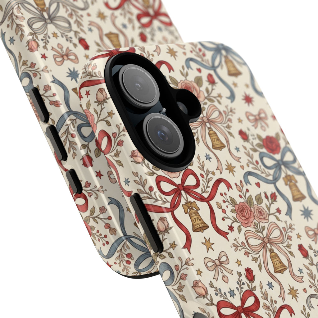 1776 Coquette Liberty Bells Phone Case Printify