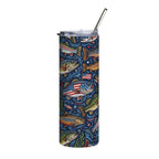 American Bass 20oz Stainless Steel Tumbler Printify