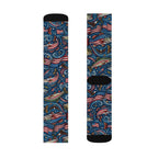 American Angler Performance Crew Socks – Patriotic Fishing Socks Printify