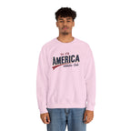 America Athletic Club Heritage Crewneck – Vintage Americana Sweatshirt Printify