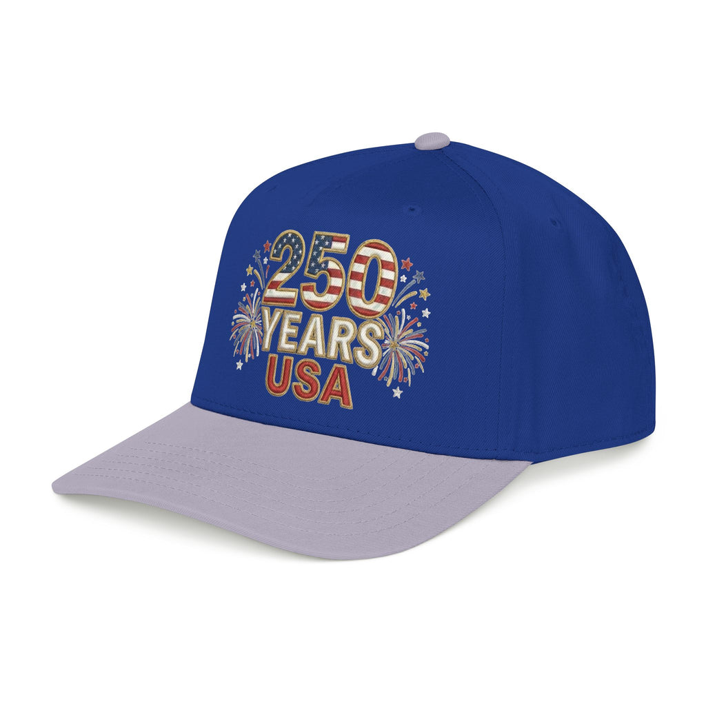 "250 YEARS" Patriotic Baseball Cap – America 250 Snapback Hat