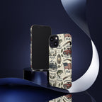 Patriotic Outdoors Phone Case – Bass Fishing & Vintage Americana Case Printify