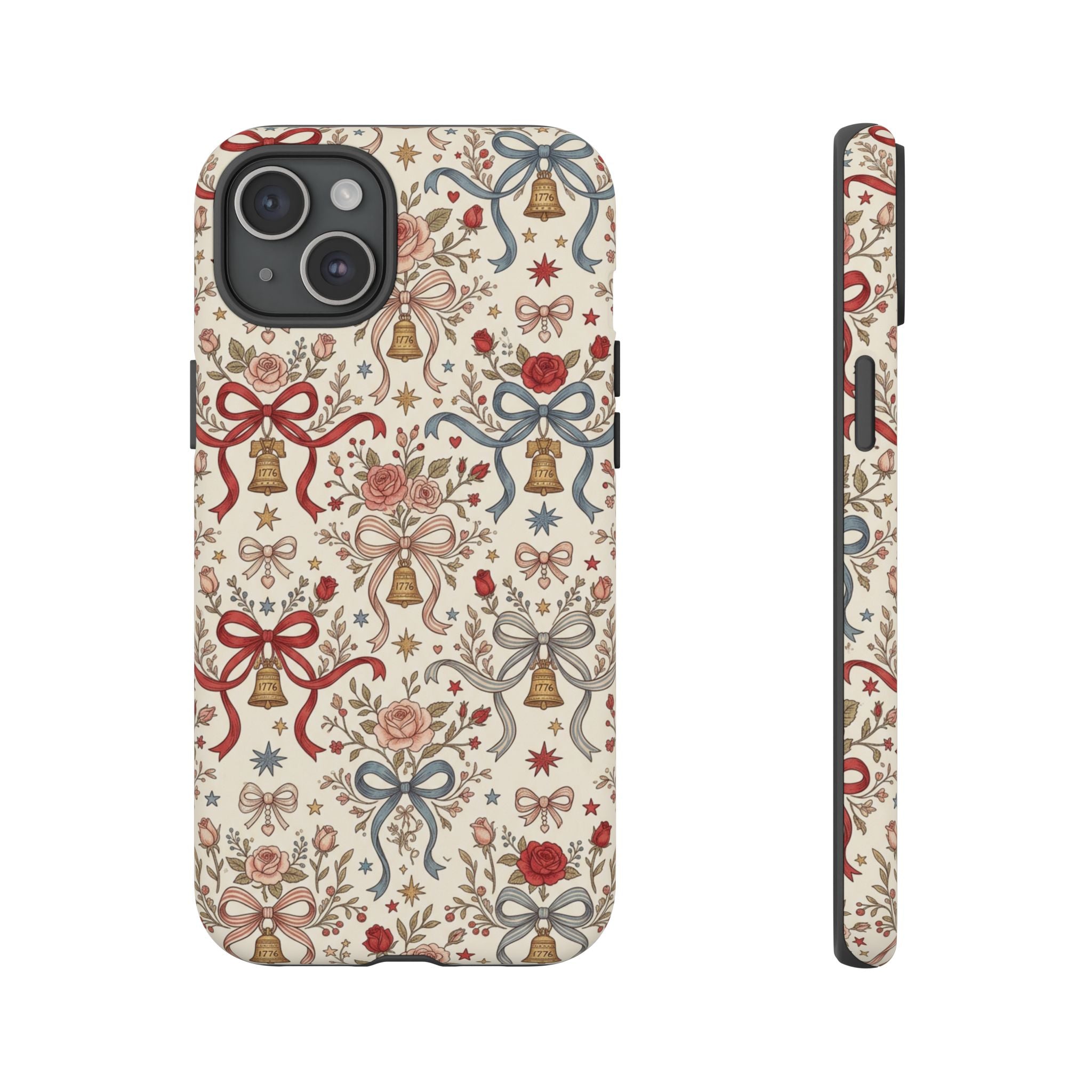 1776 Coquette Liberty Bells Phone Case Printify