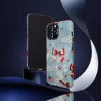 Americana Coquette Cherry Bow Phone Case Printify