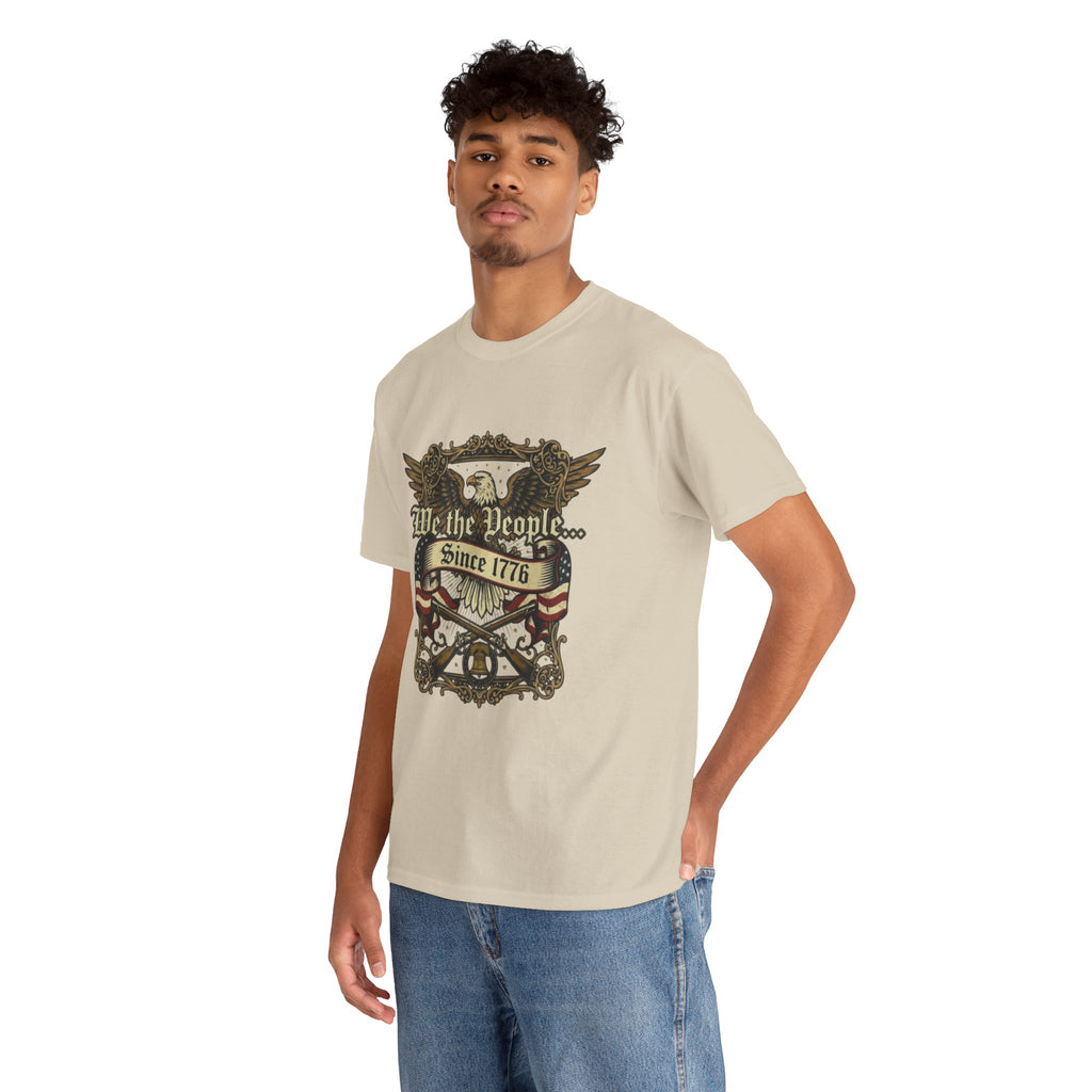 We The People Since 1776 Patriotic T-Shirt – American Freedom Rider Tee