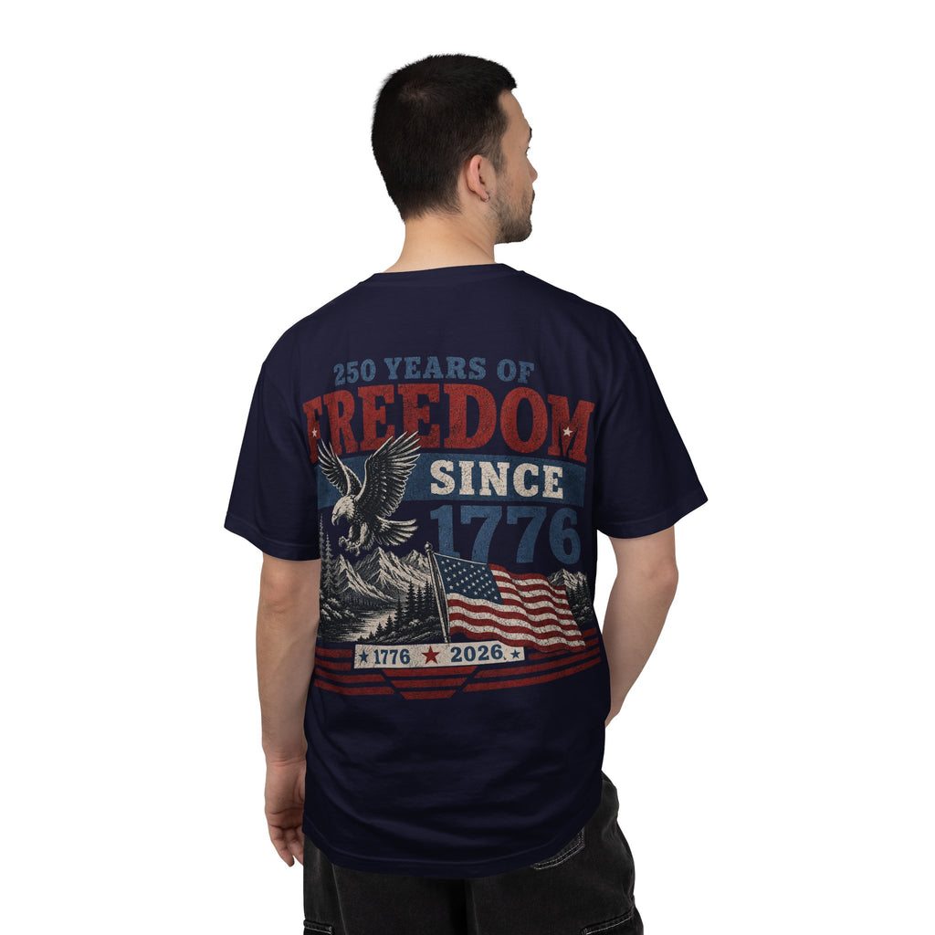 Freedom Since 1776 T-Shirt — 250 Years of American Pride Graphic Tee Printify