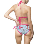 Women's Bikini Swimsuit — Bows & Fireworks Print