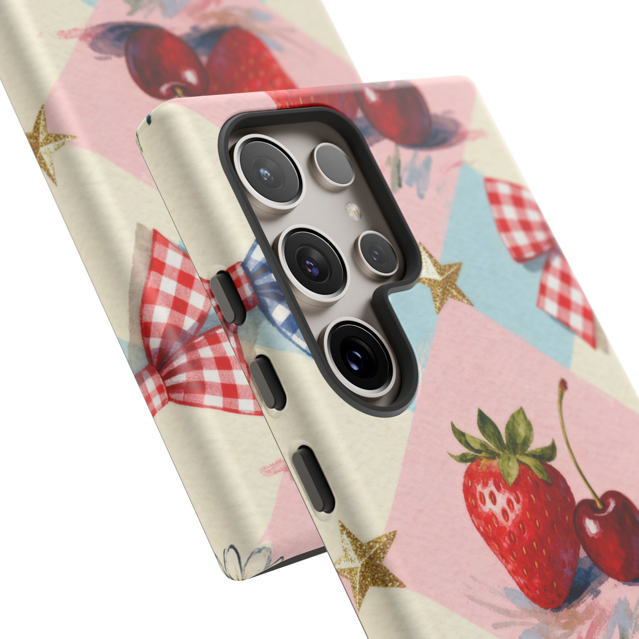 Americana Coquette Cherry Picnic Phone Case Printify