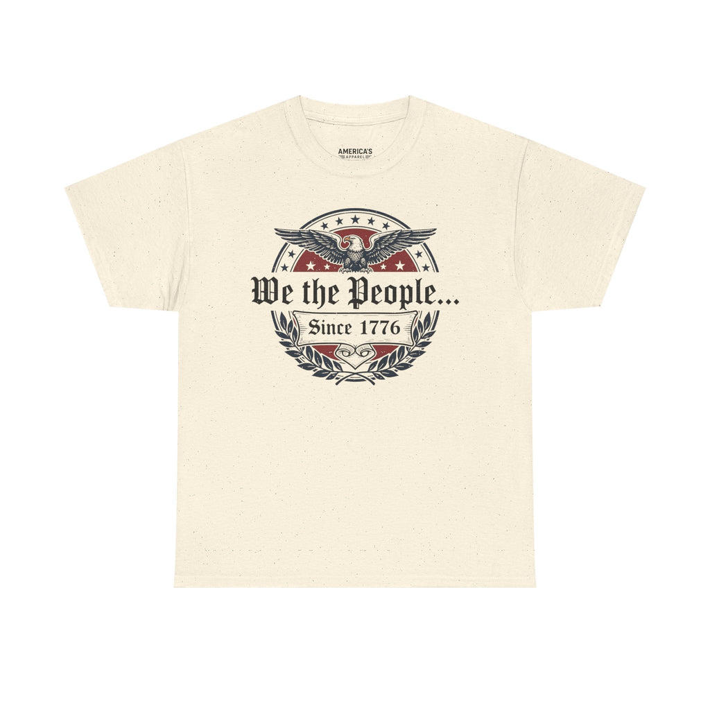 We The People Since 1776 Patriotic T-Shirt – American Heritage Insignia Tee Printify