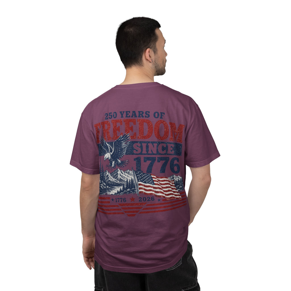Freedom Since 1776 T-Shirt — 250 Years of American Pride Graphic Tee Printify