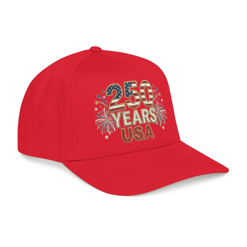 "250 YEARS" Patriotic Baseball Cap – America 250 Snapback Hat