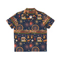 4th of July Men's Hawaiian Shirt – Patriotic Button-Up