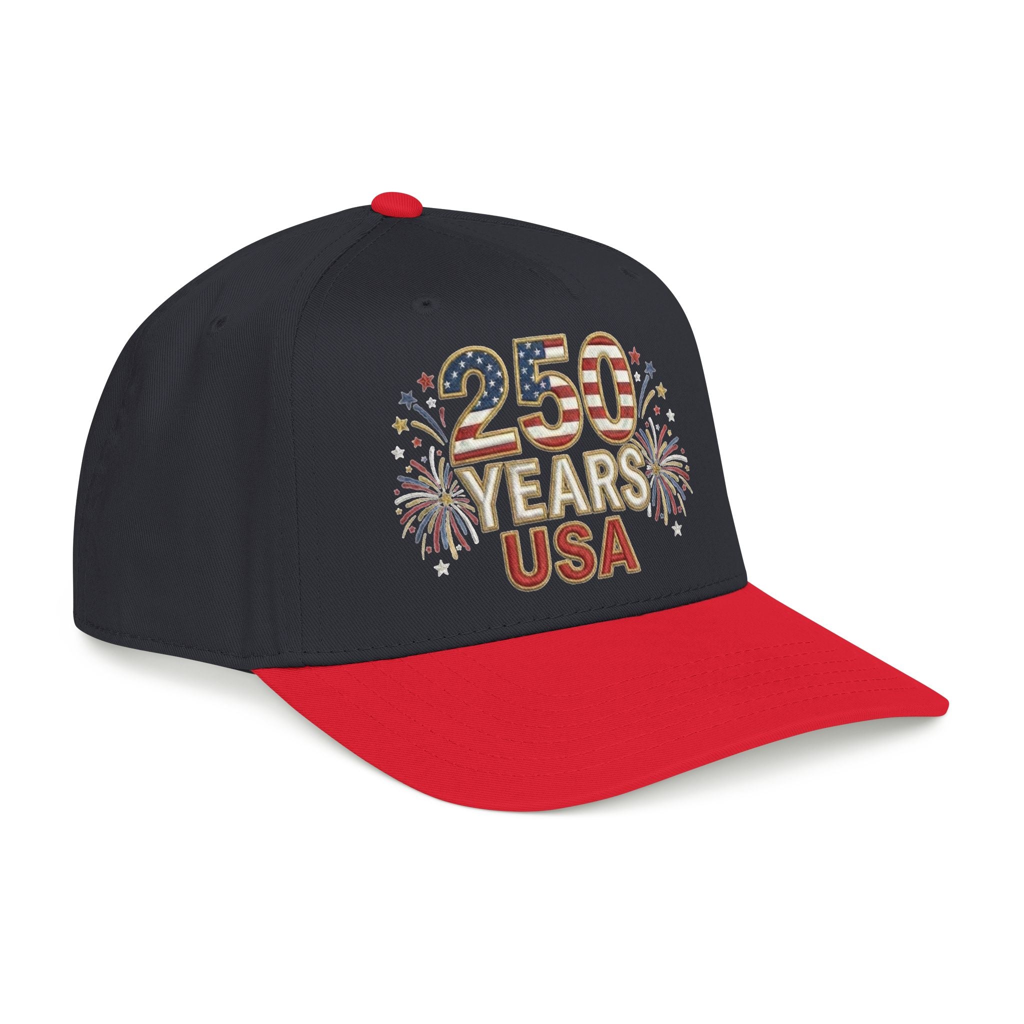 "250 YEARS" Patriotic Baseball Cap – America 250 Snapback Hat