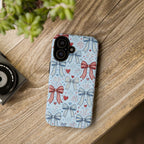 Patriotic Coquette Bows & Fireworks Phone Case Printify