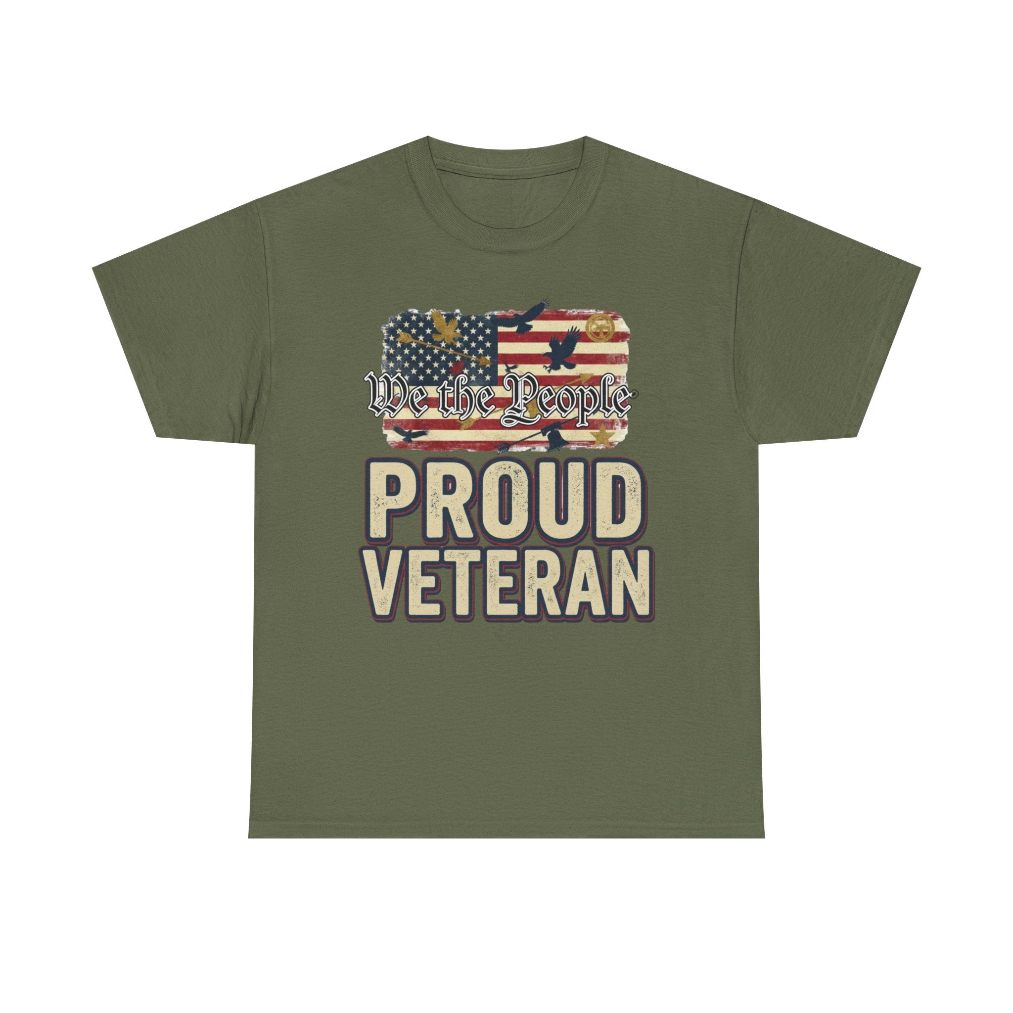 We The People Veterans Edition Patriotic T-Shirt – Style 1