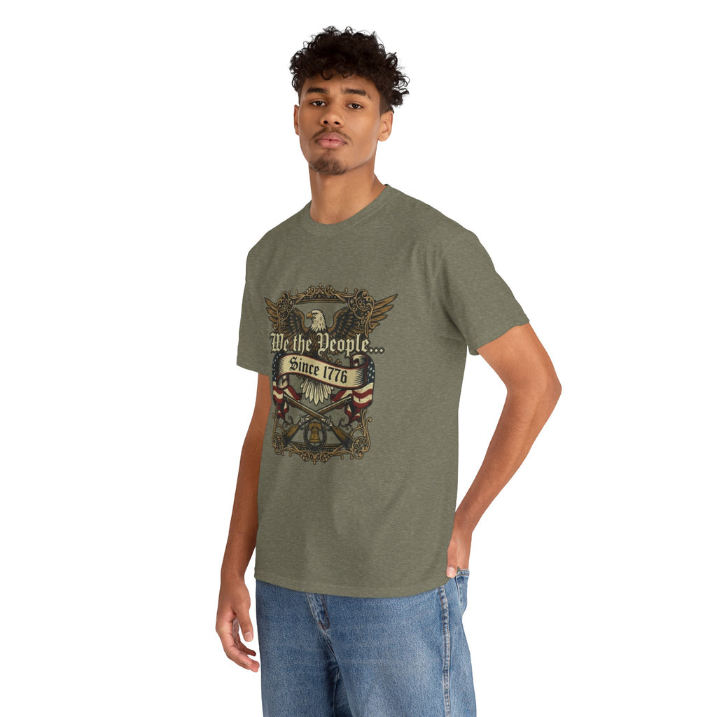 We The People Since 1776 Patriotic T-Shirt – American Freedom Rider Tee