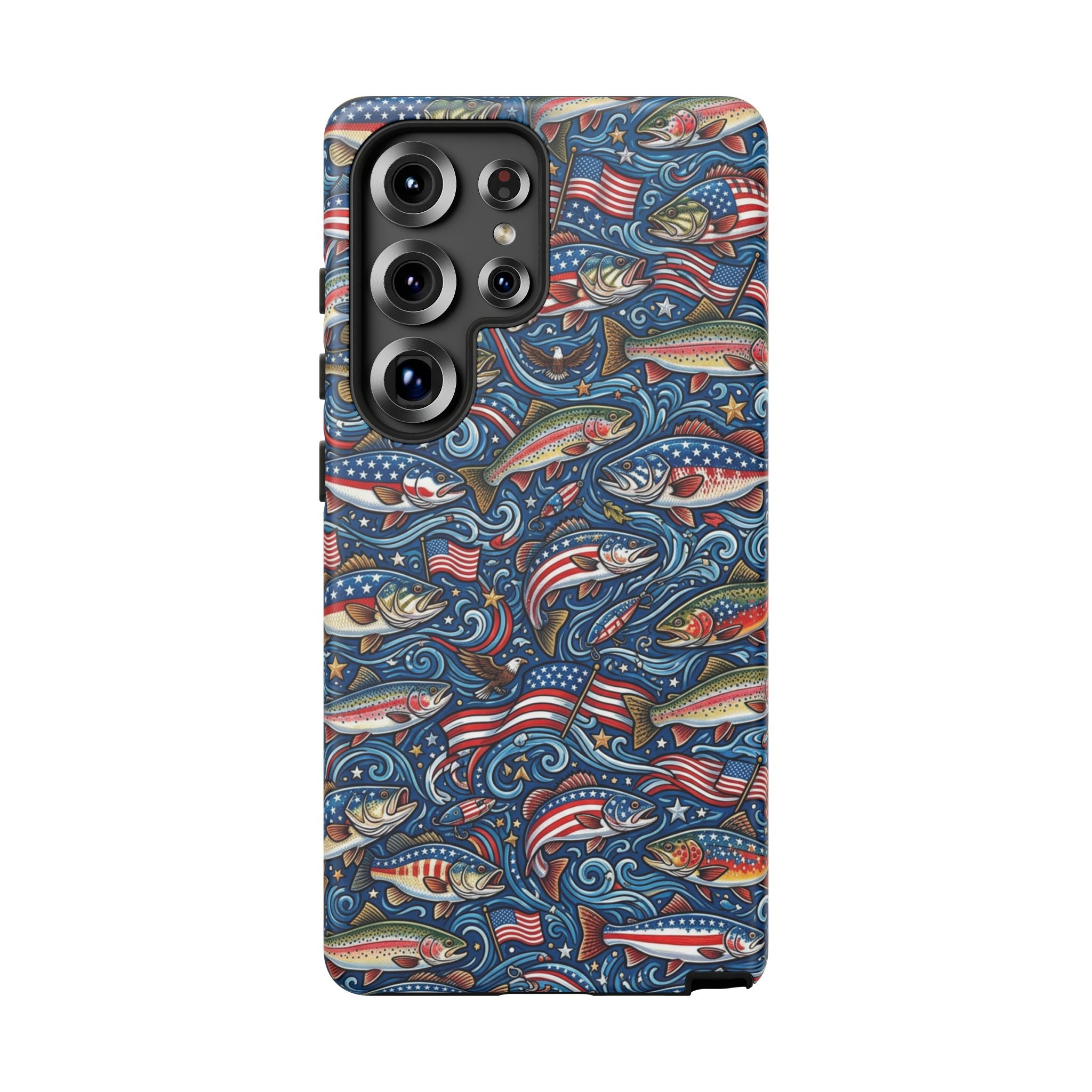 Patriotic Fishing Waters Phone Case Printify