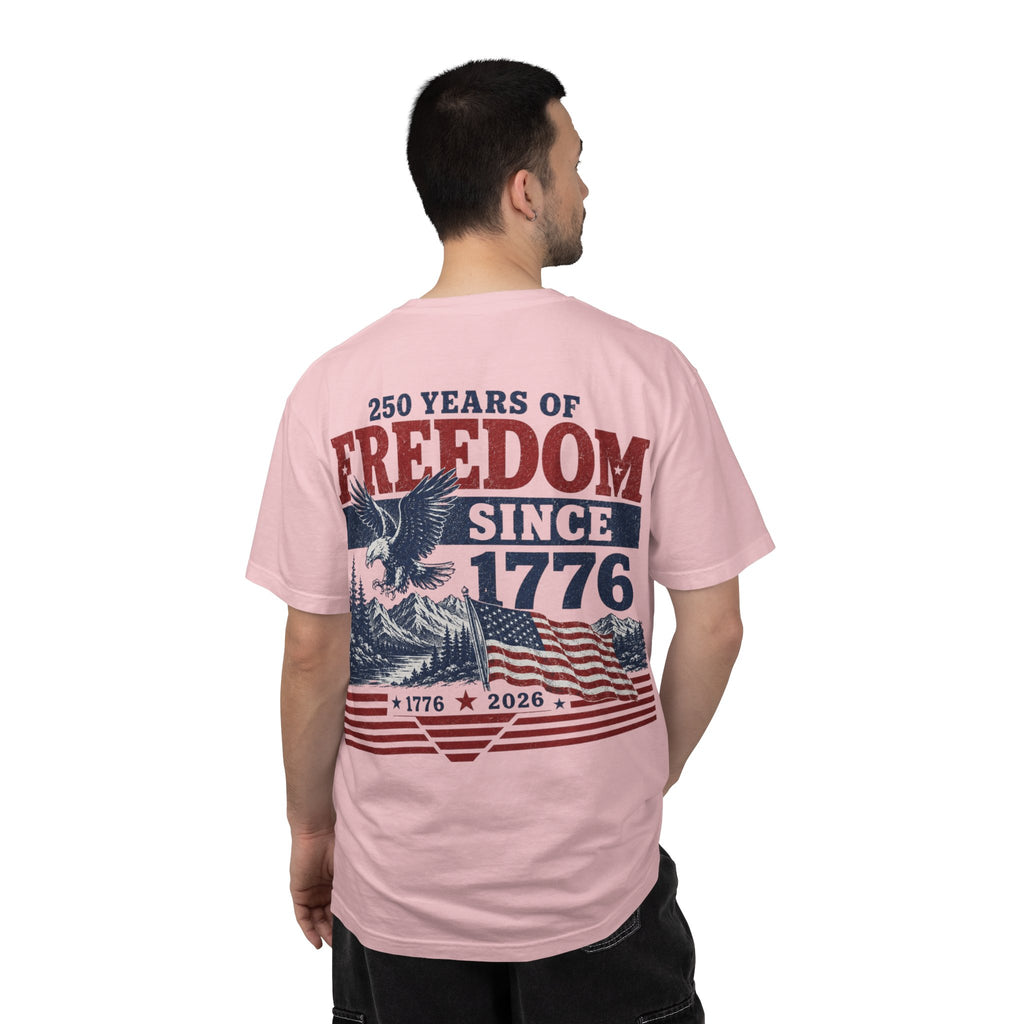 Freedom Since 1776 T-Shirt — 250 Years of American Pride Graphic Tee Printify