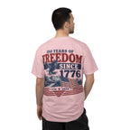 Freedom Since 1776 T-Shirt — 250 Years of American Pride Graphic Tee Printify