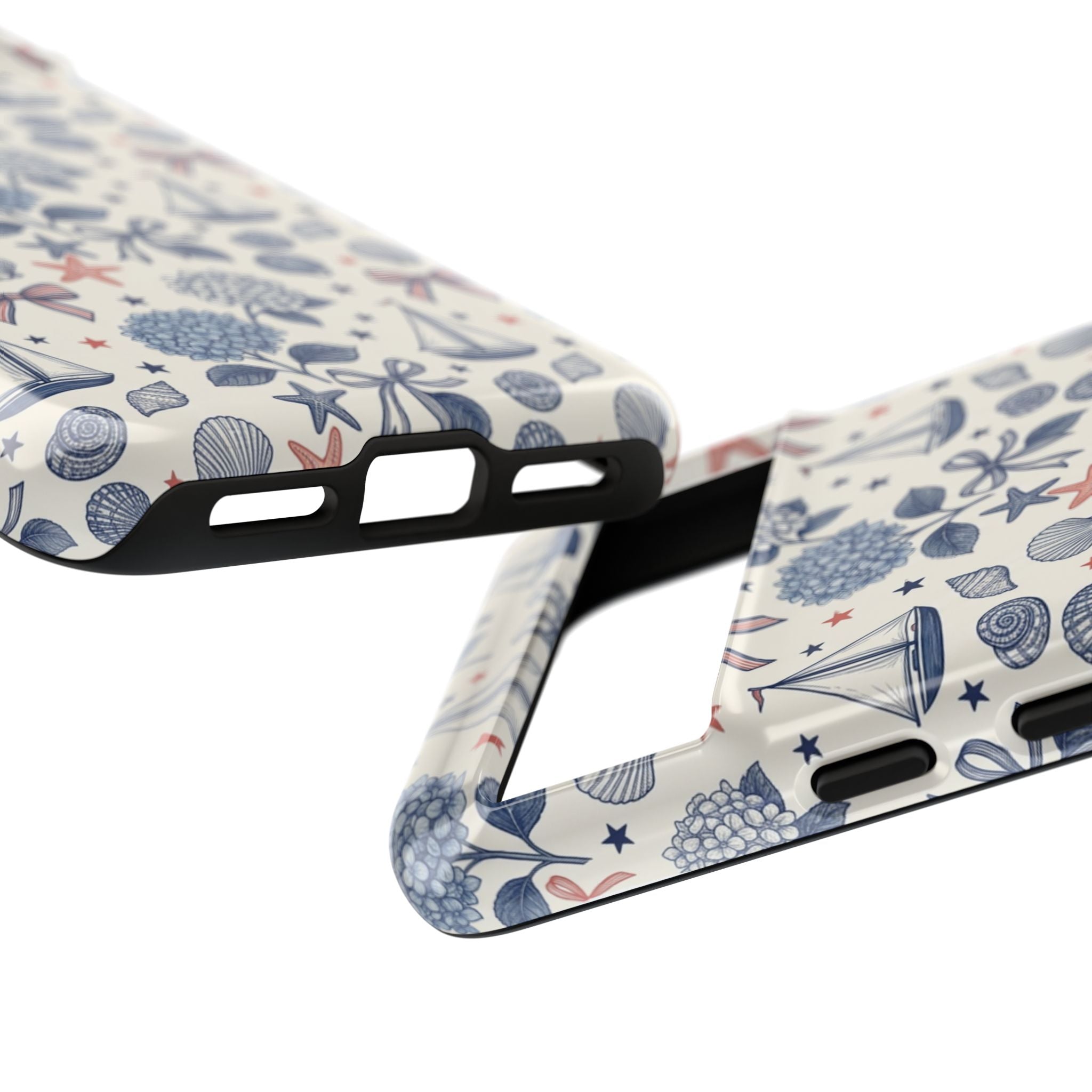 Coastal Americana Hydrangea Phone Case Printify