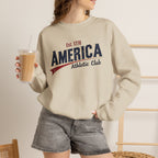 America Athletic Club Heritage Crewneck – Vintage Americana Sweatshirt Printify