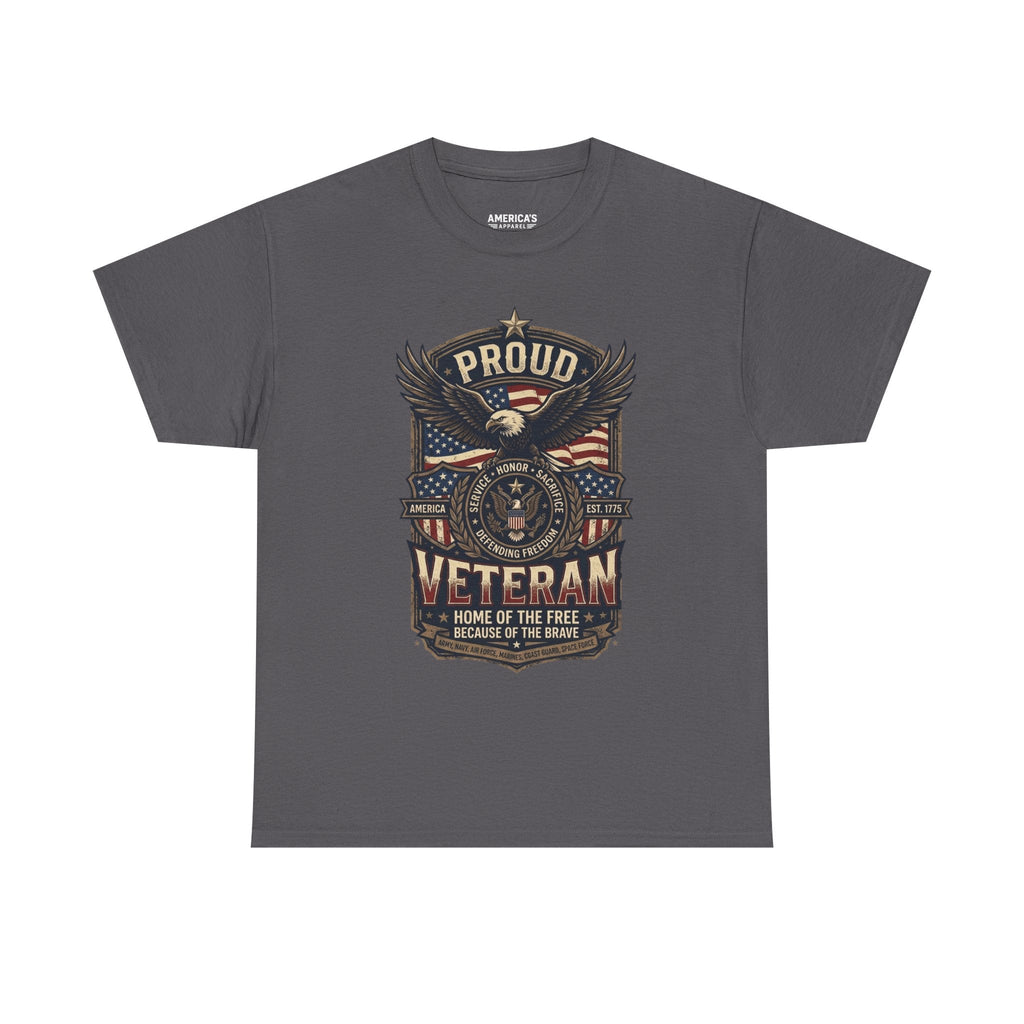 Proud Veteran T-Shirt Printify