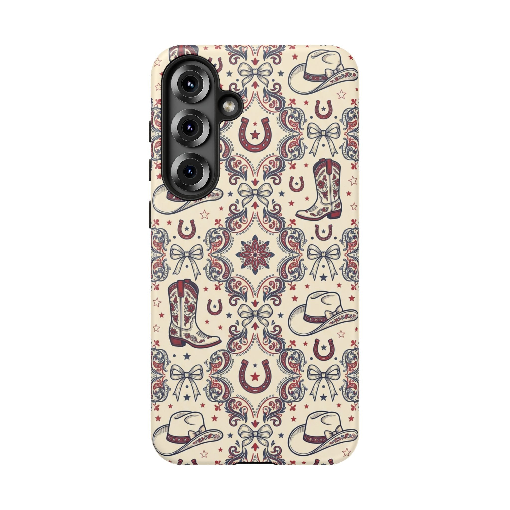 Americana Cowgirl Coquette Phone Case Printify