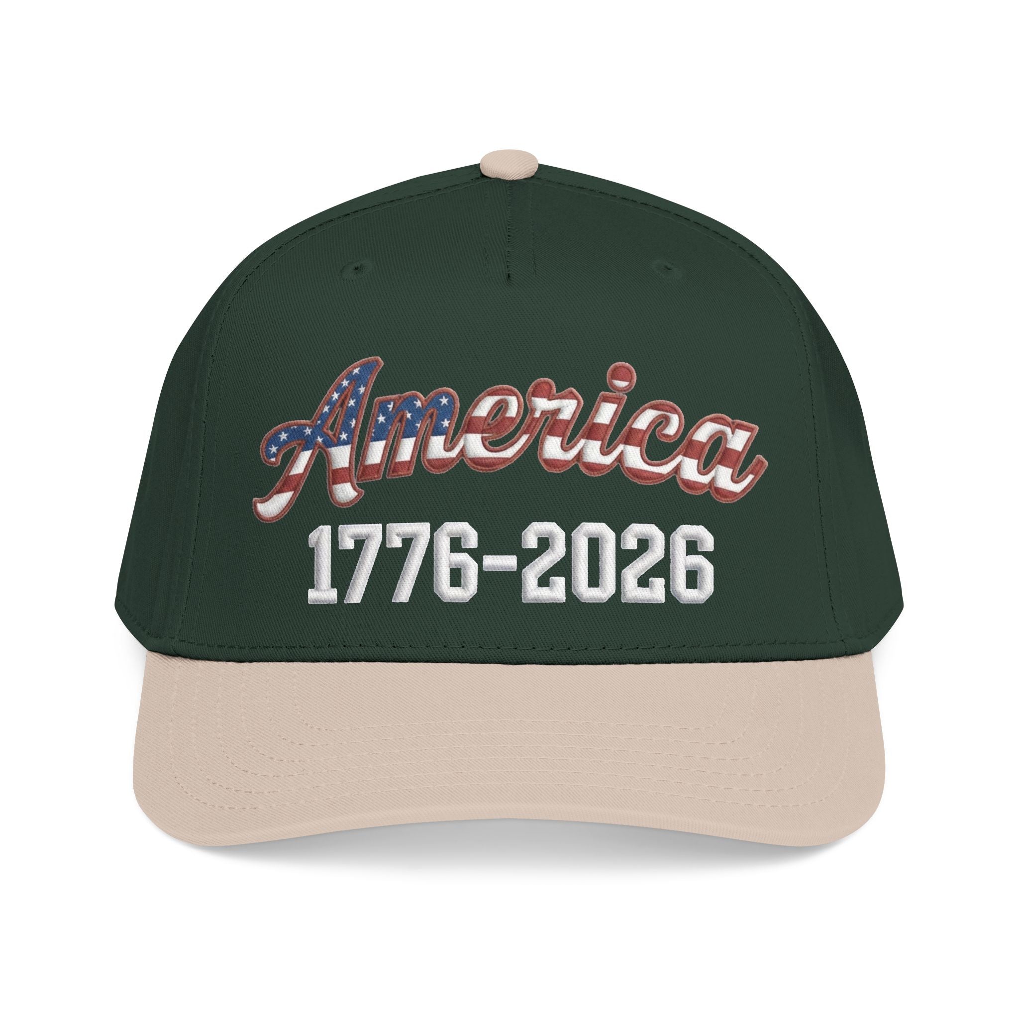 "America 1776–2026" Patriotic Baseball Cap – American Heritage Snapback Hat