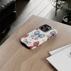 Patriotic Coquette Bows Phone Case – Americana Ribbon & Fireworks Design Printify