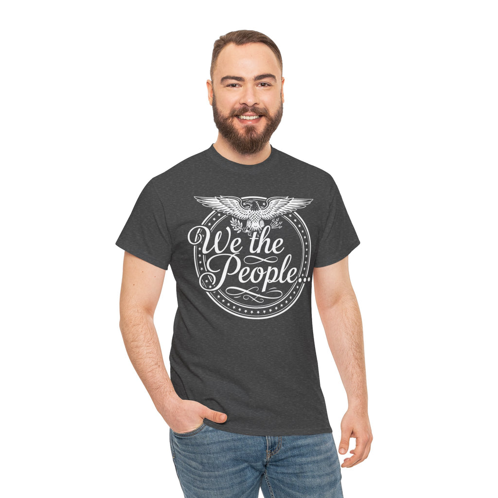 We The People Patriotic Seal T-Shirt – Unisex Heavy Cotton Tee