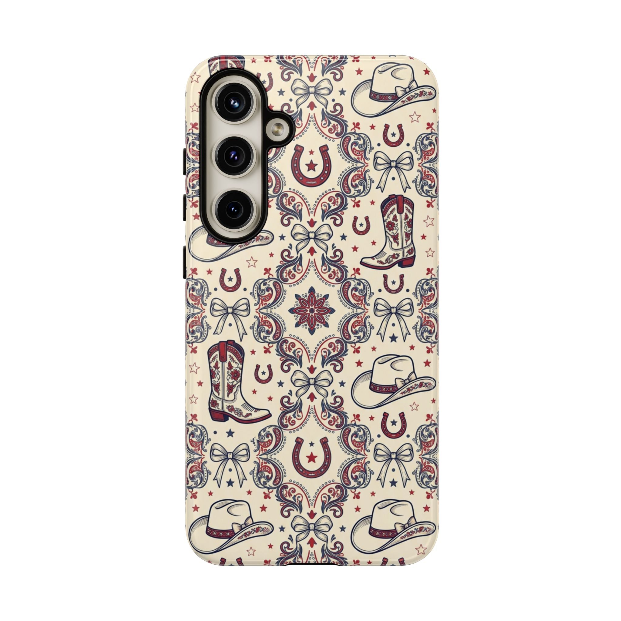 Americana Cowgirl Coquette Phone Case Printify