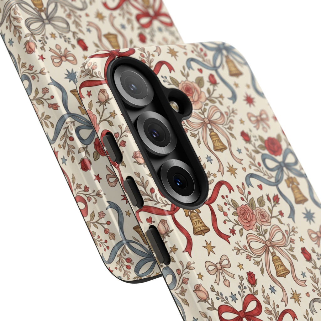 1776 Coquette Liberty Bells Phone Case Printify