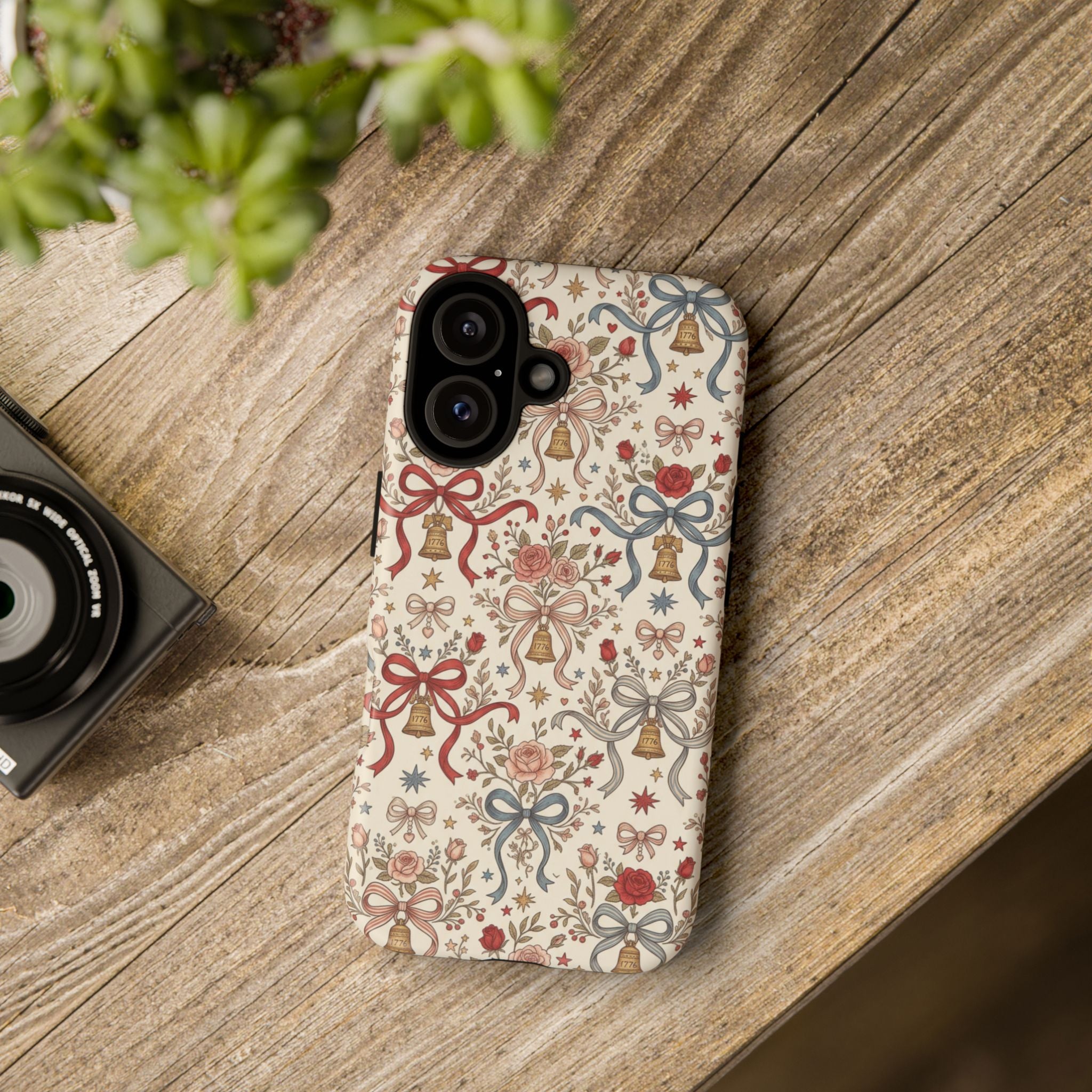 1776 Coquette Liberty Bells Phone Case Printify