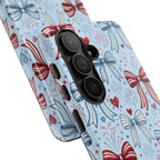 Patriotic Coquette Bows & Fireworks Phone Case Printify