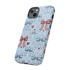 Patriotic Coquette Bows & Fireworks Phone Case Printify