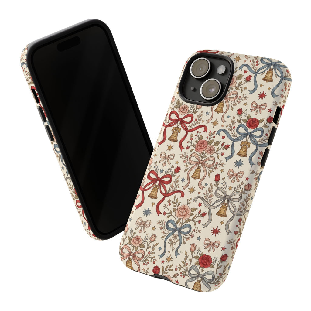 1776 Coquette Liberty Bells Phone Case Printify