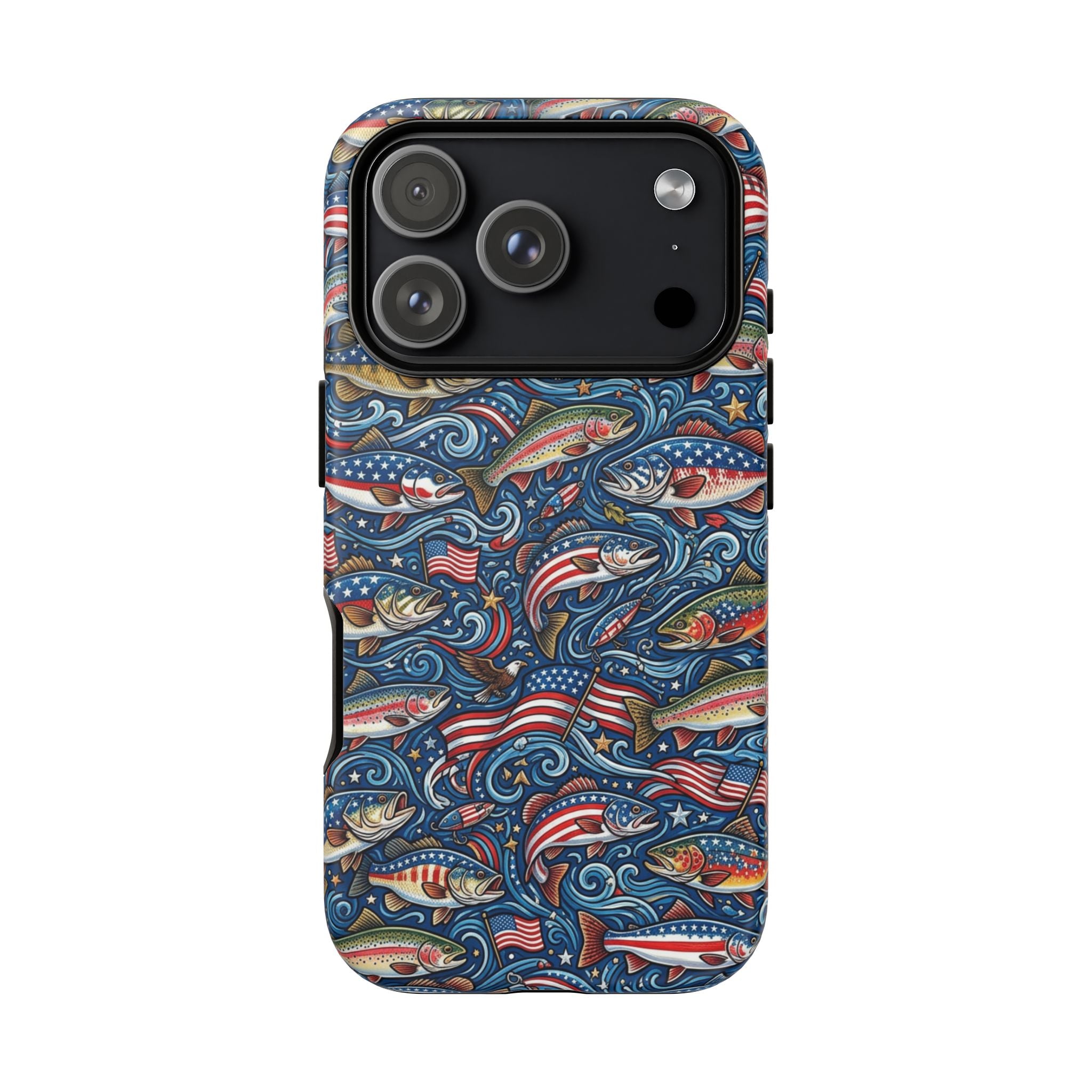 Patriotic Fishing Waters Phone Case Printify