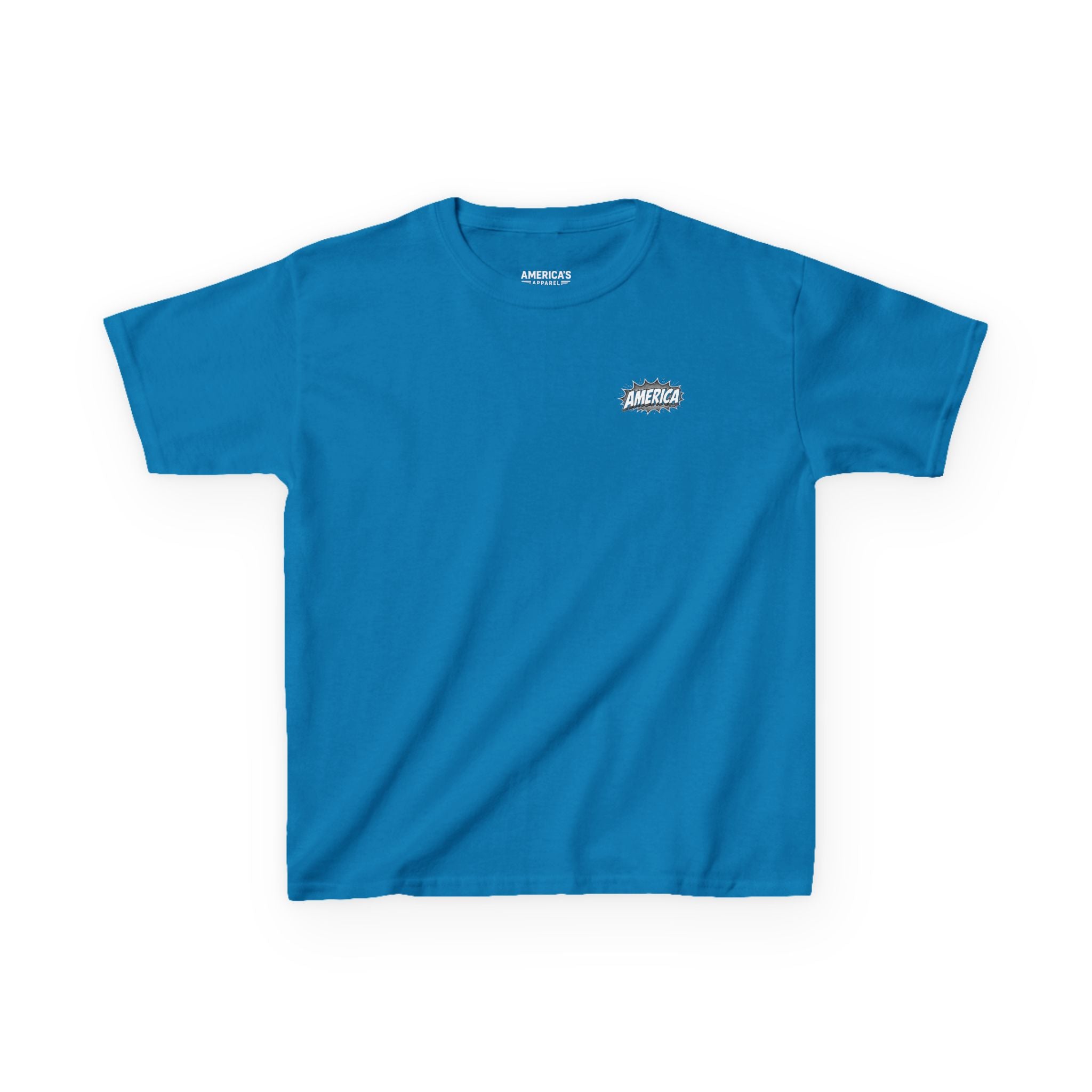 America Comic Book History Kids Tee Printify