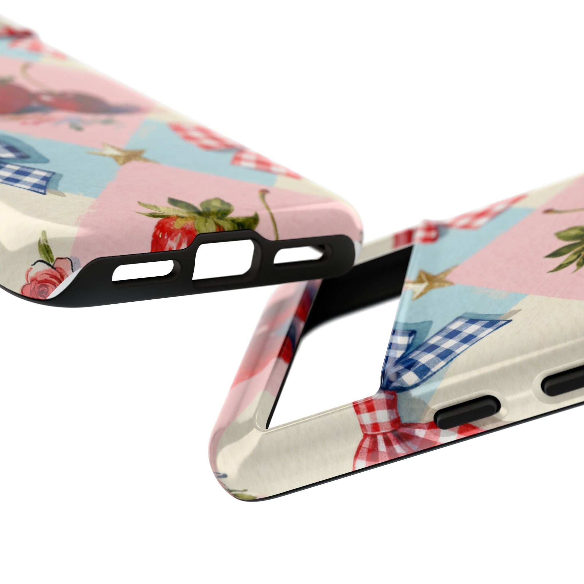 Americana Coquette Cherry Picnic Phone Case Printify