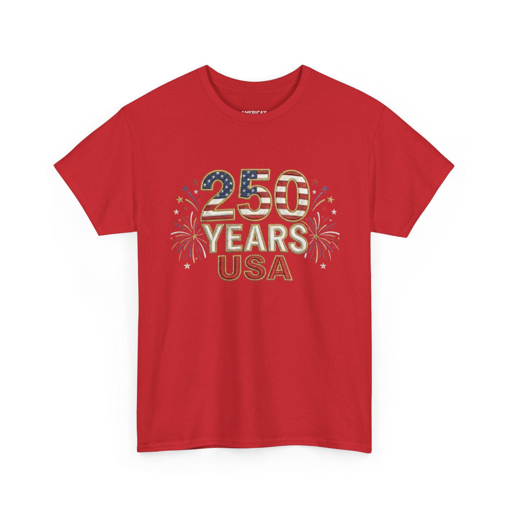 "250 YEARS" Patriotic Unisex Cotton T-Shirt Printify