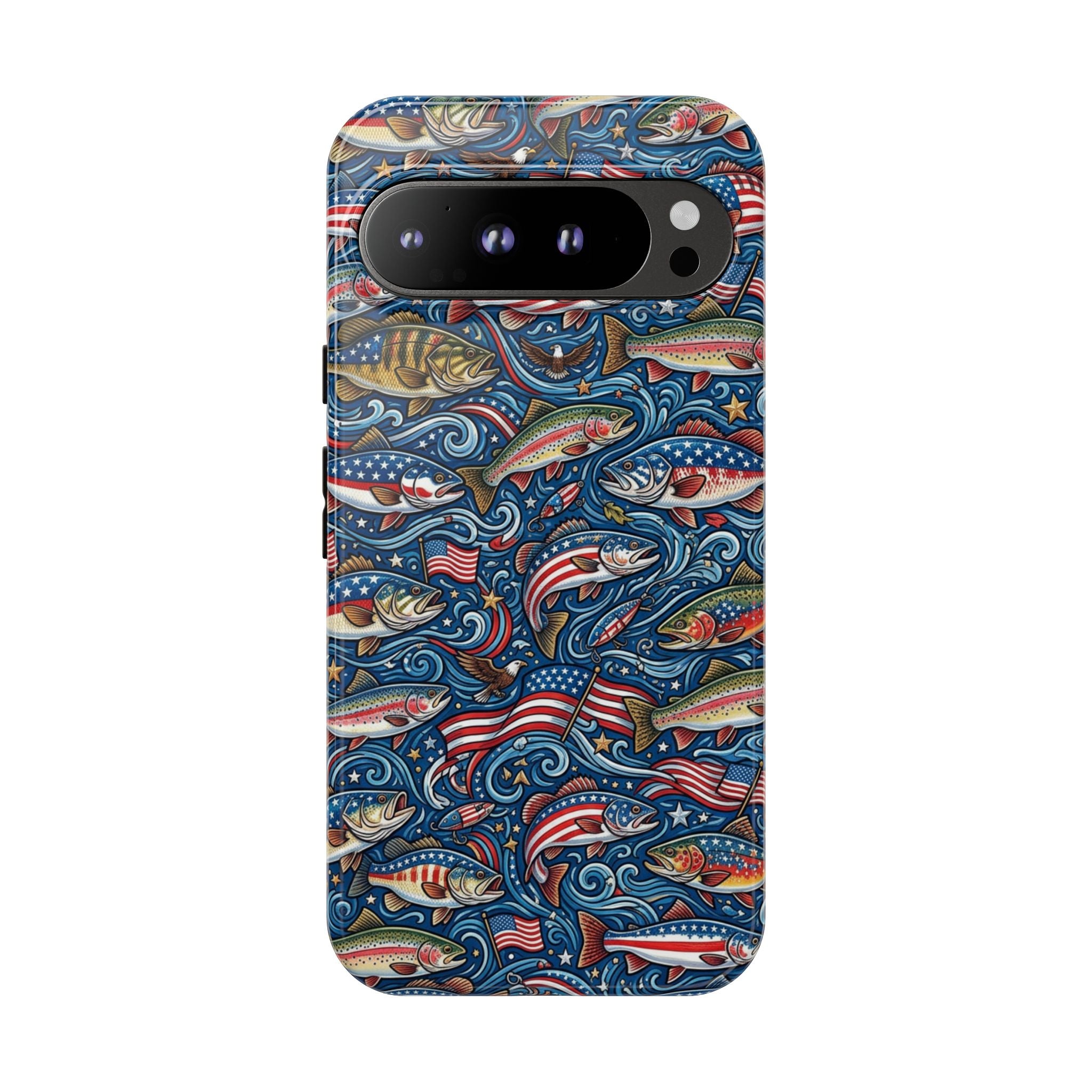 Patriotic Fishing Waters Phone Case Printify