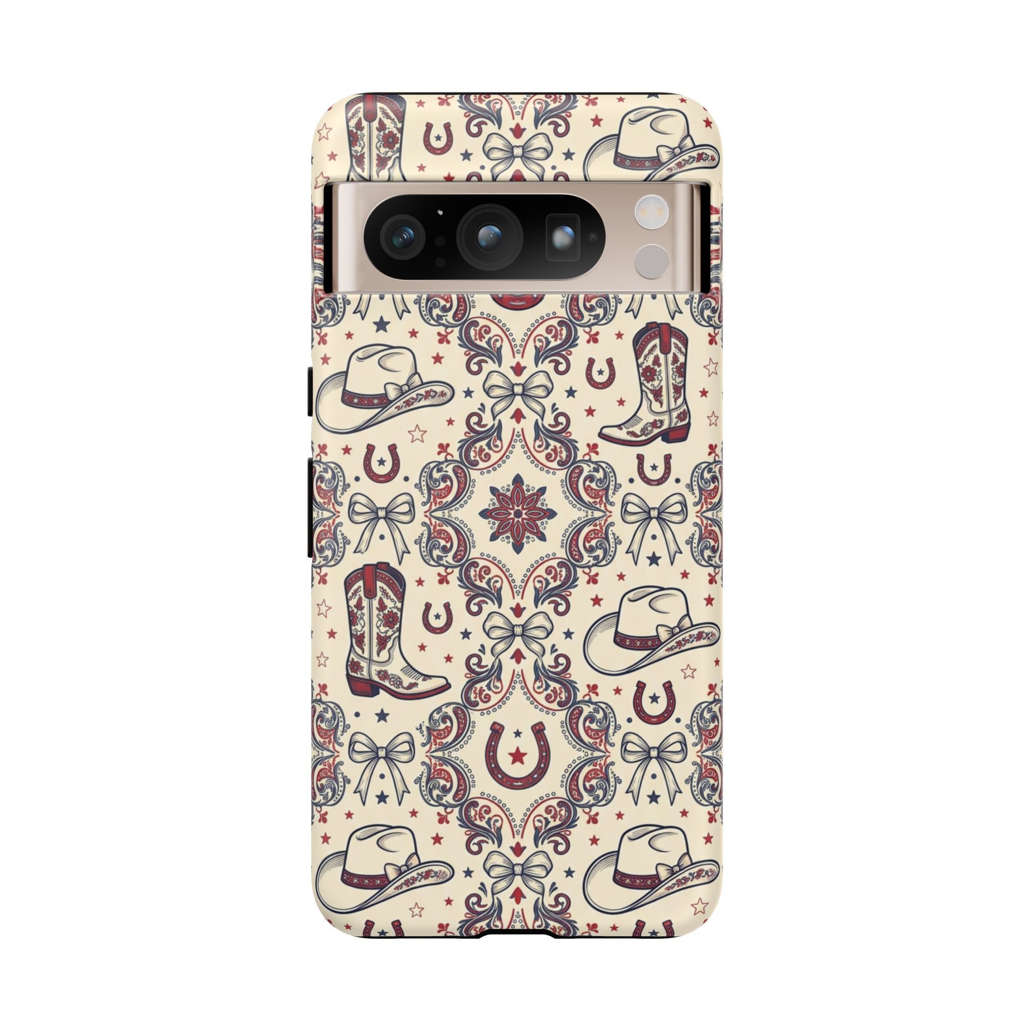 Americana Cowgirl Coquette Phone Case Printify