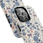 Coastal Americana Hydrangea Phone Case Printify