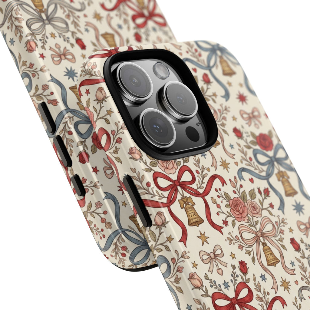 1776 Coquette Liberty Bells Phone Case Printify