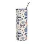 Nantucket Stainless Steel Tumbler — 20oz Insulated Travel Cup Printify