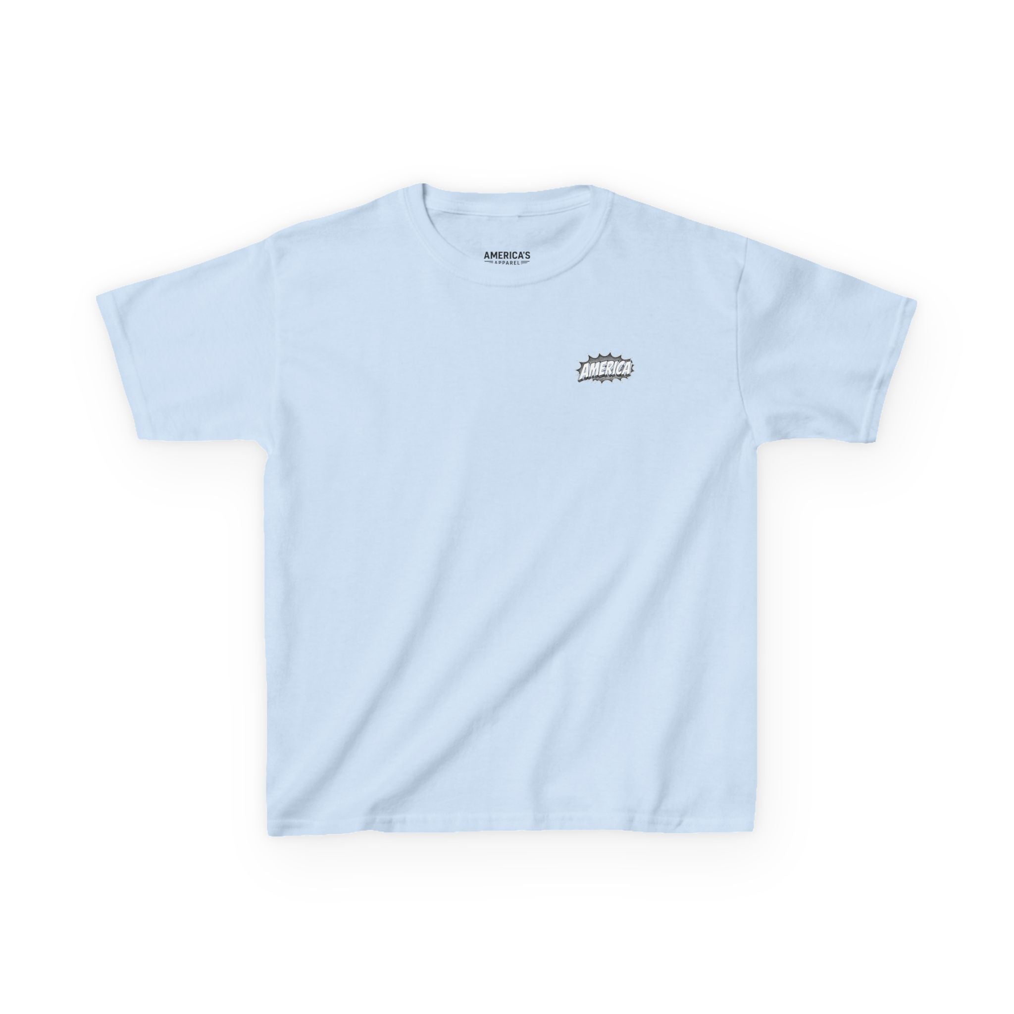 America Comic Book History Kids Tee Printify
